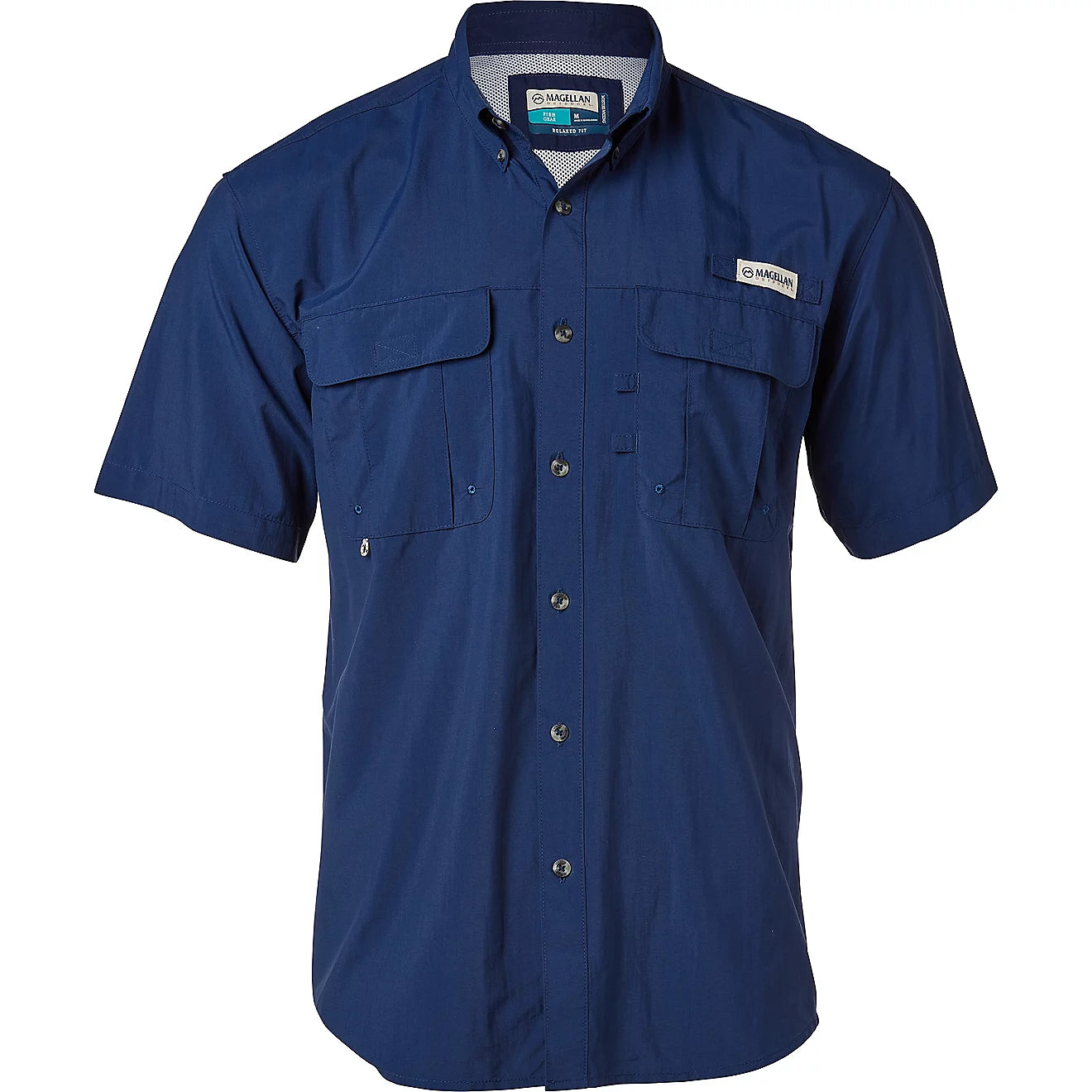 Camisa Magellan Laguna Madre manga corta – Azul Marino