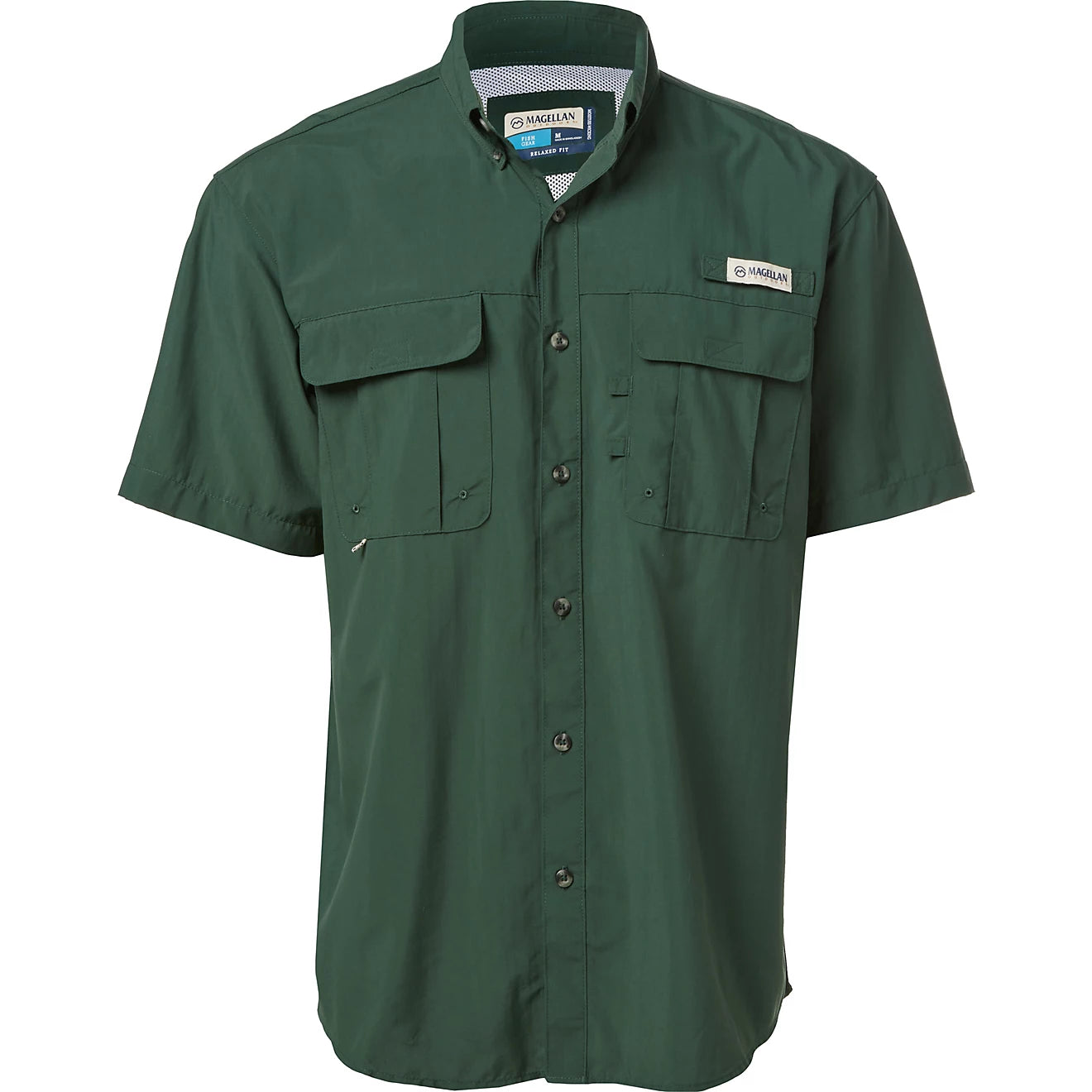 Camisa Magellan Laguna Madre manga corta – Verde