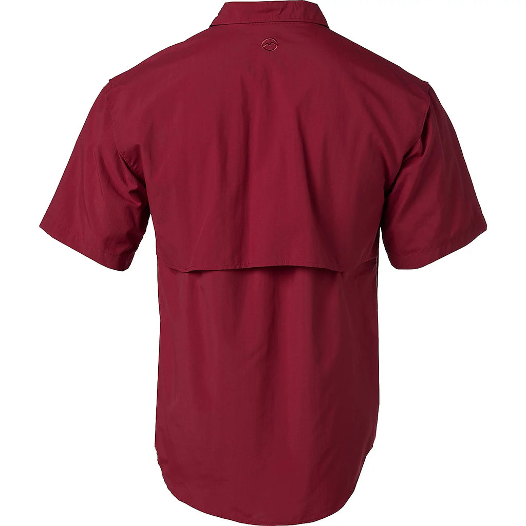 Camisa Magellan Laguna Madre manga corta – Rojo