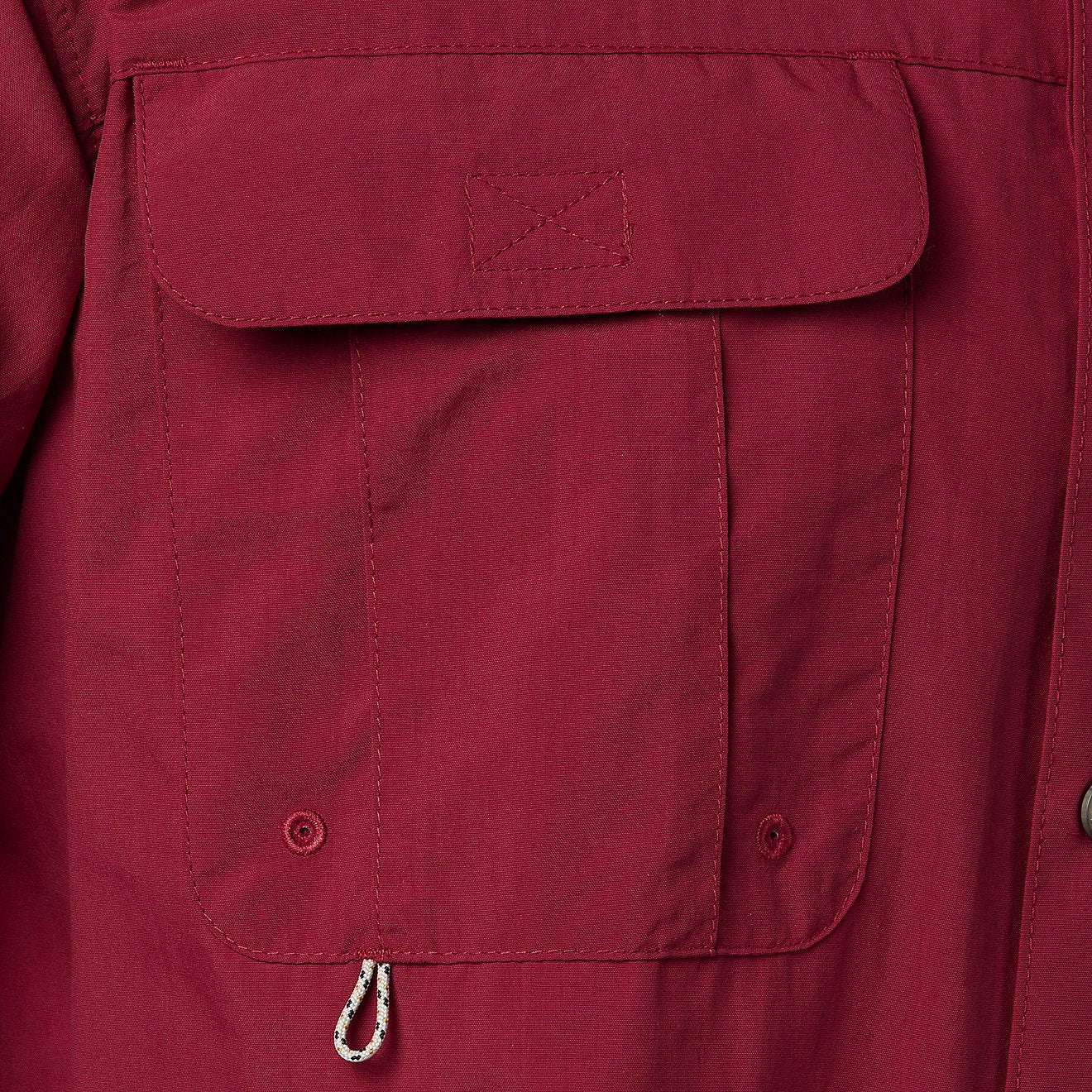 Camisa Magellan Laguna Madre manga corta – Rojo