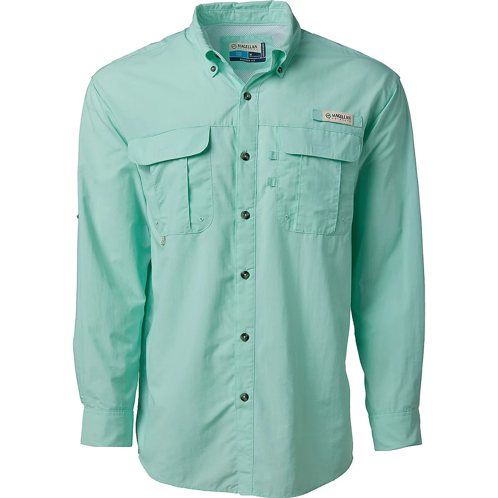 Camisa Magellan Laguna Madre manga larga – Verde Menta