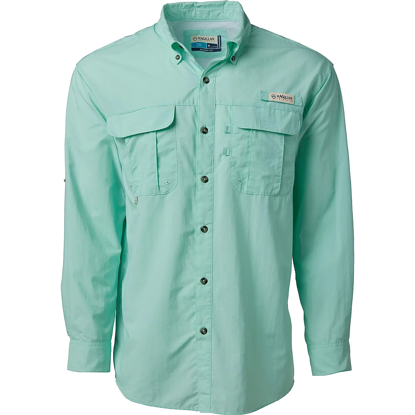 Camisa Magellan Laguna Madre manga larga – Verde Menta