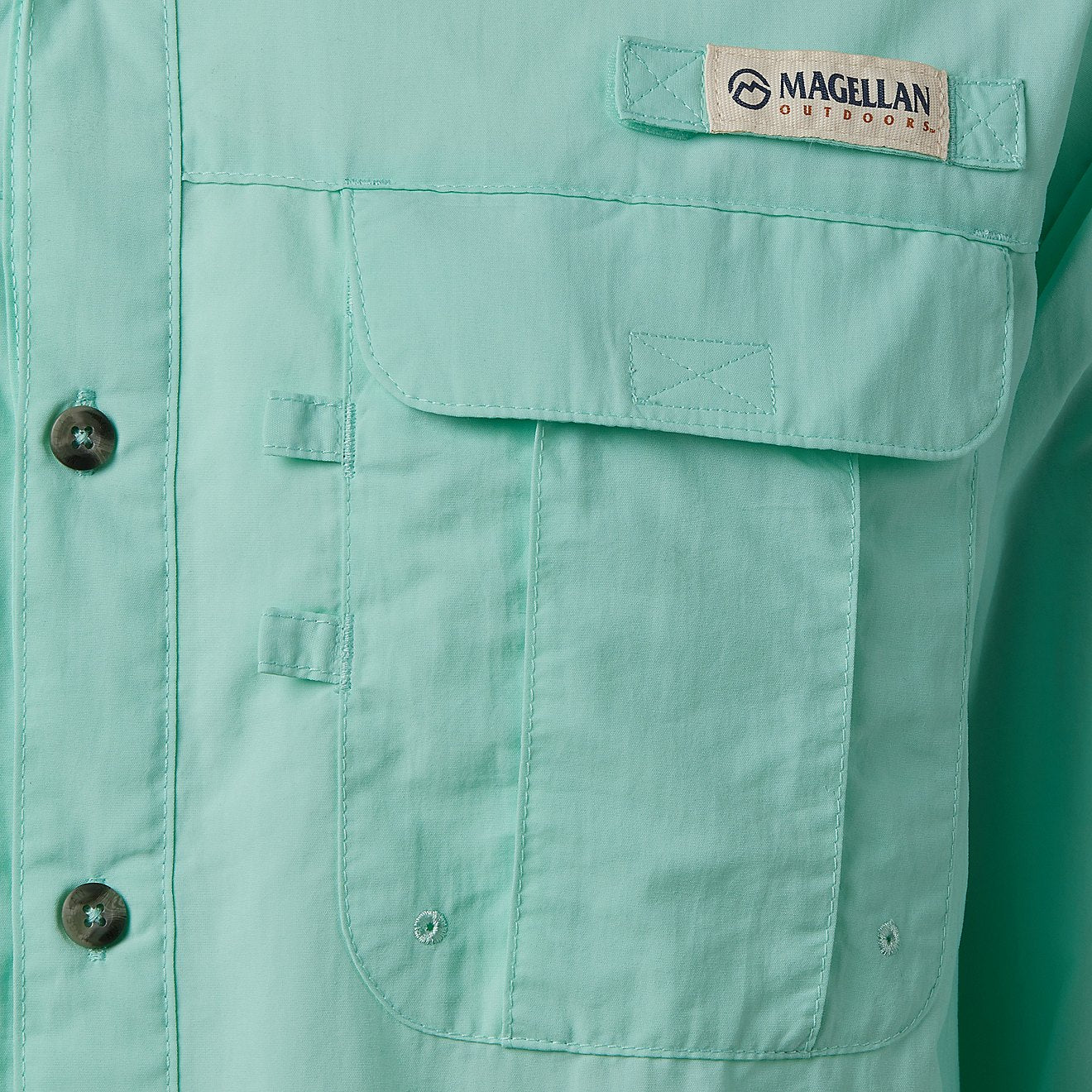 Camisa Magellan Laguna Madre manga larga – Verde Menta