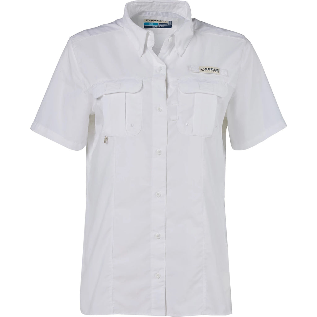 Magellan Laguna Madre Fishing Shirt Dama – Blanco