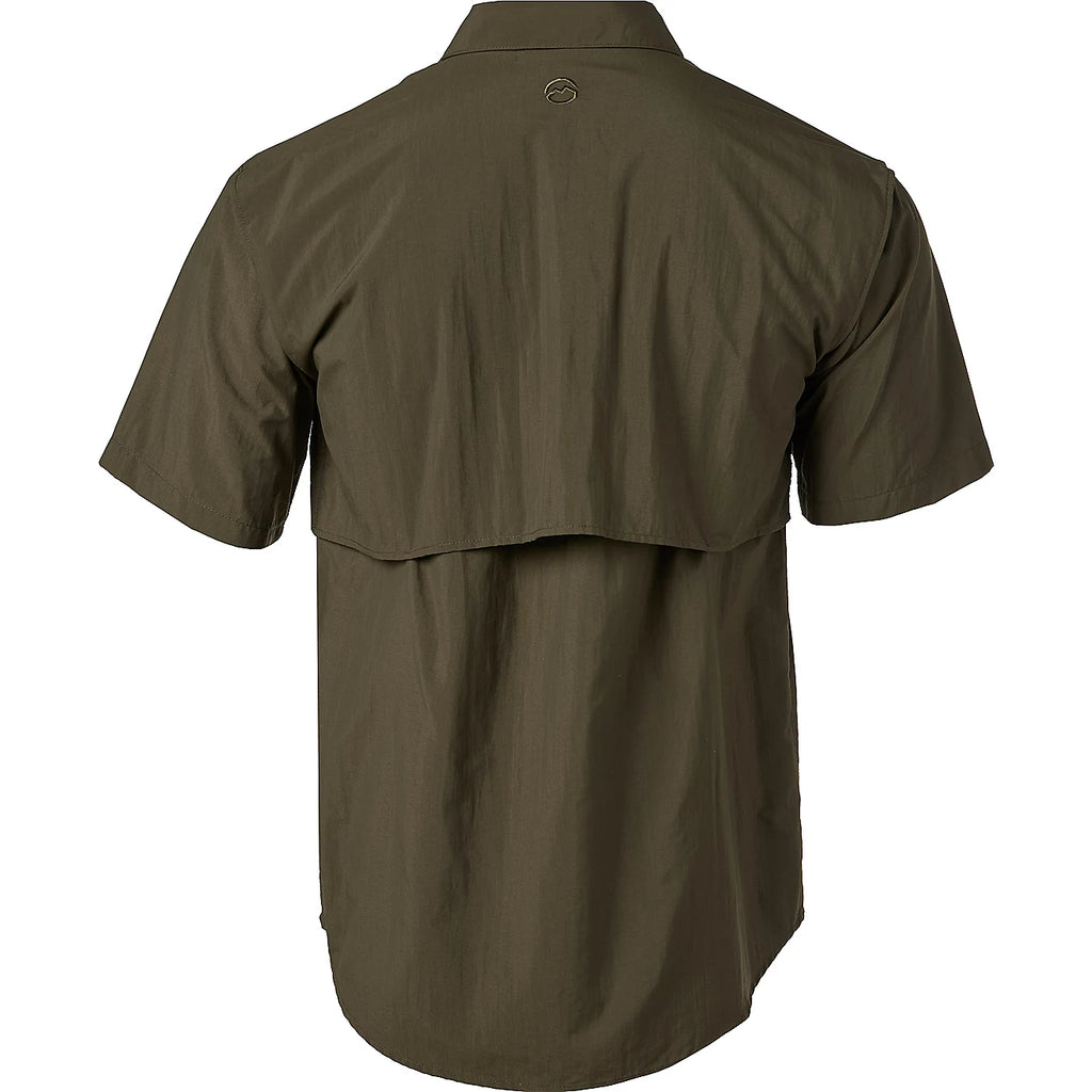 Camisa Magellan Laguna Madre manga corta – Verde Musgo