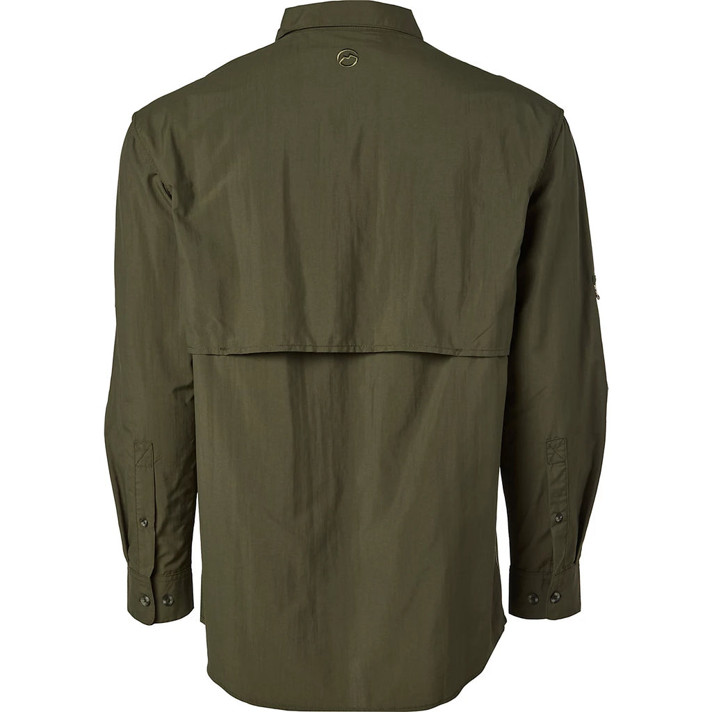 Camisa Magellan Laguna Madre manga larga – Verde musgo