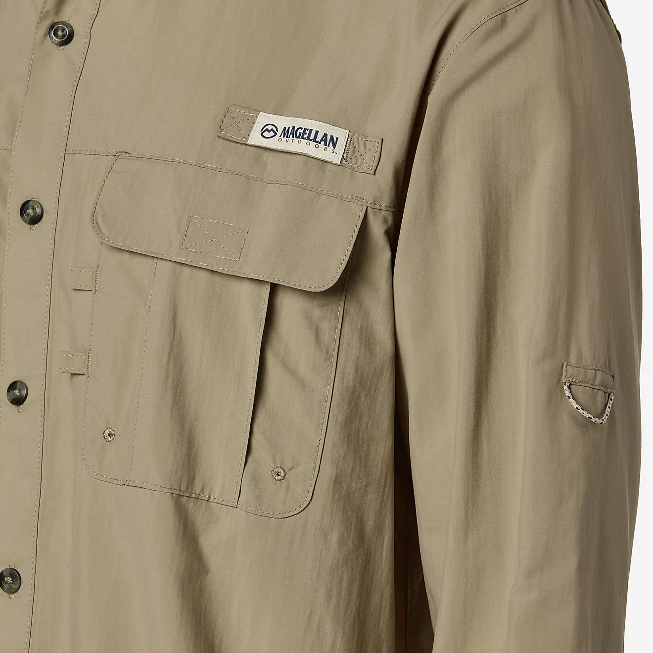 Camisa Magellan Laguna Madre manga larga – Beige