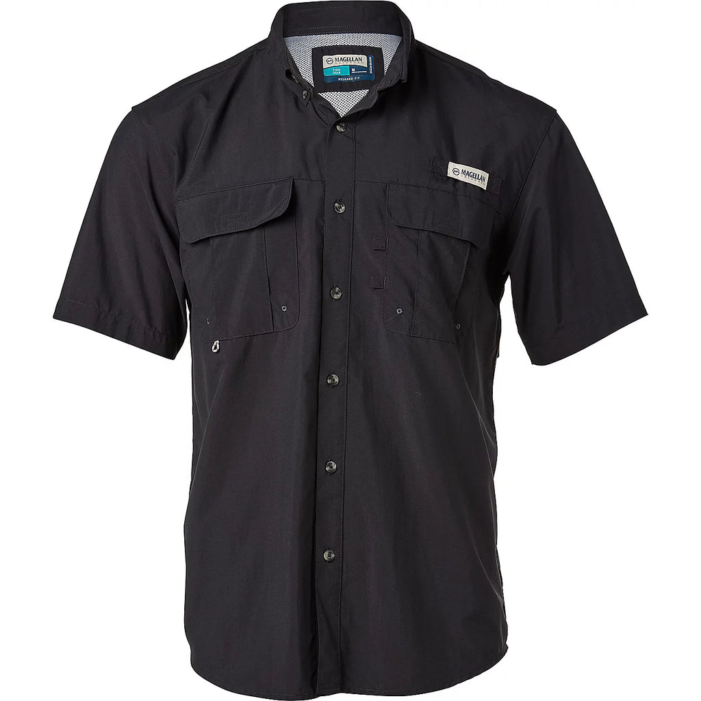Camisa Magellan Laguna Madre manga corta – Negro