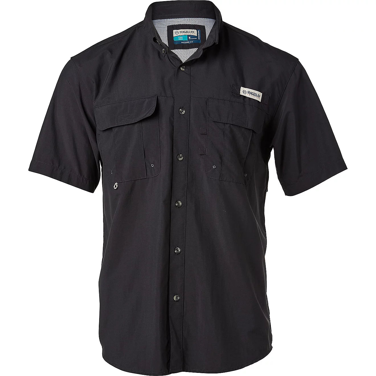 Camisa Magellan Laguna Madre manga corta – Negro