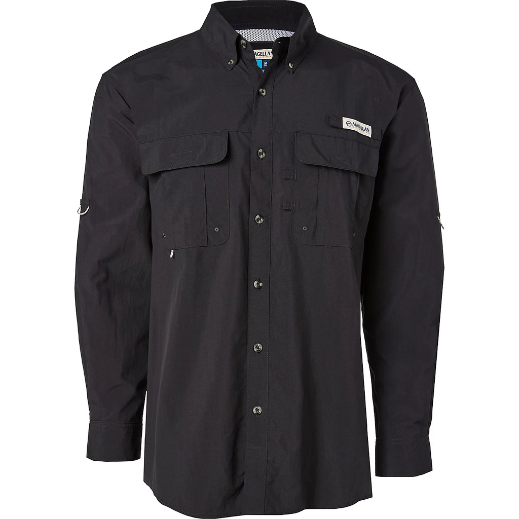 Camisa Magellan Laguna Madre manga larga – Negro
