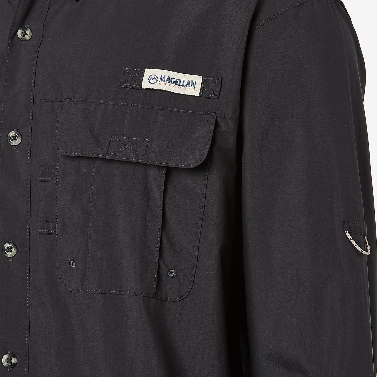 Camisa Magellan Laguna Madre manga larga – Negro