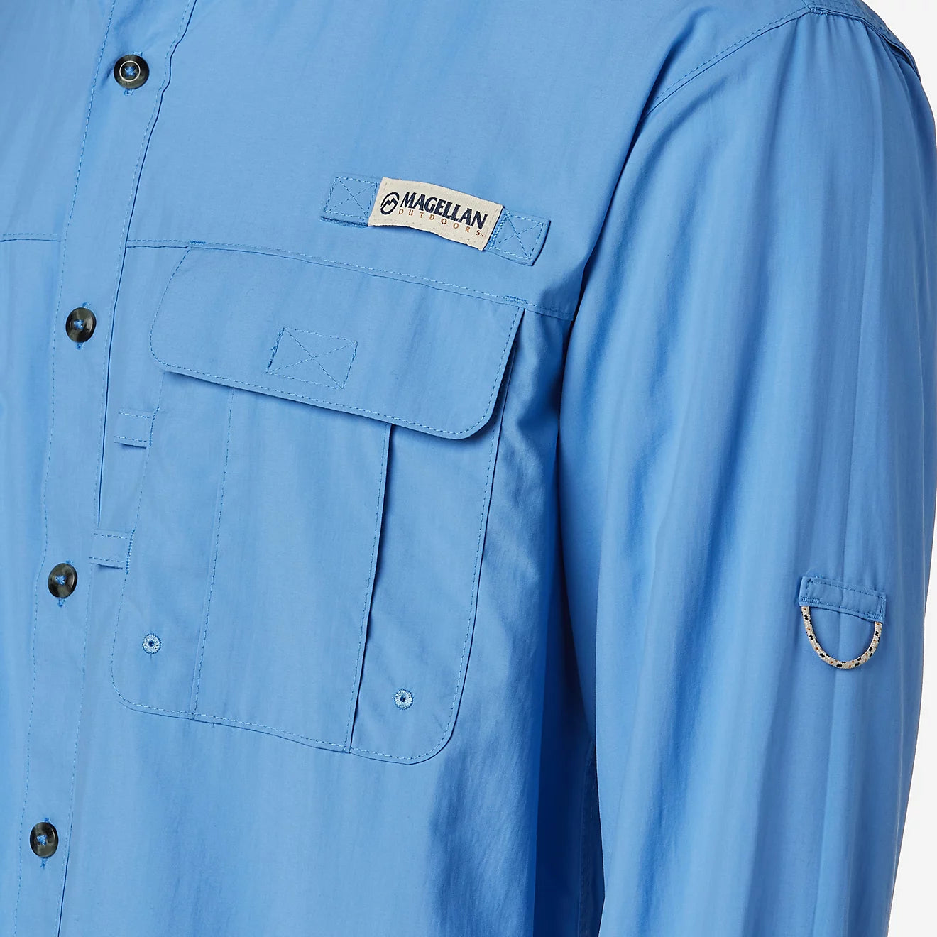 Camisa Magellan Laguna Madre manga larga – Celeste