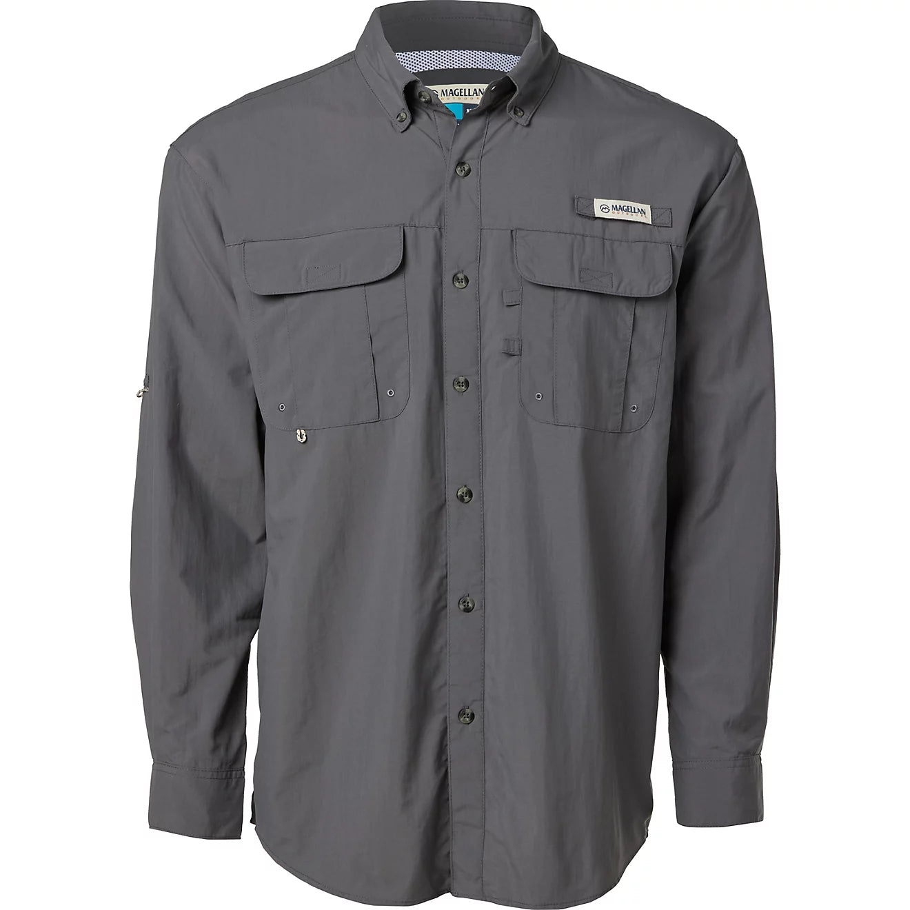 Camisa Magellan Laguna Madre manga larga – Gris