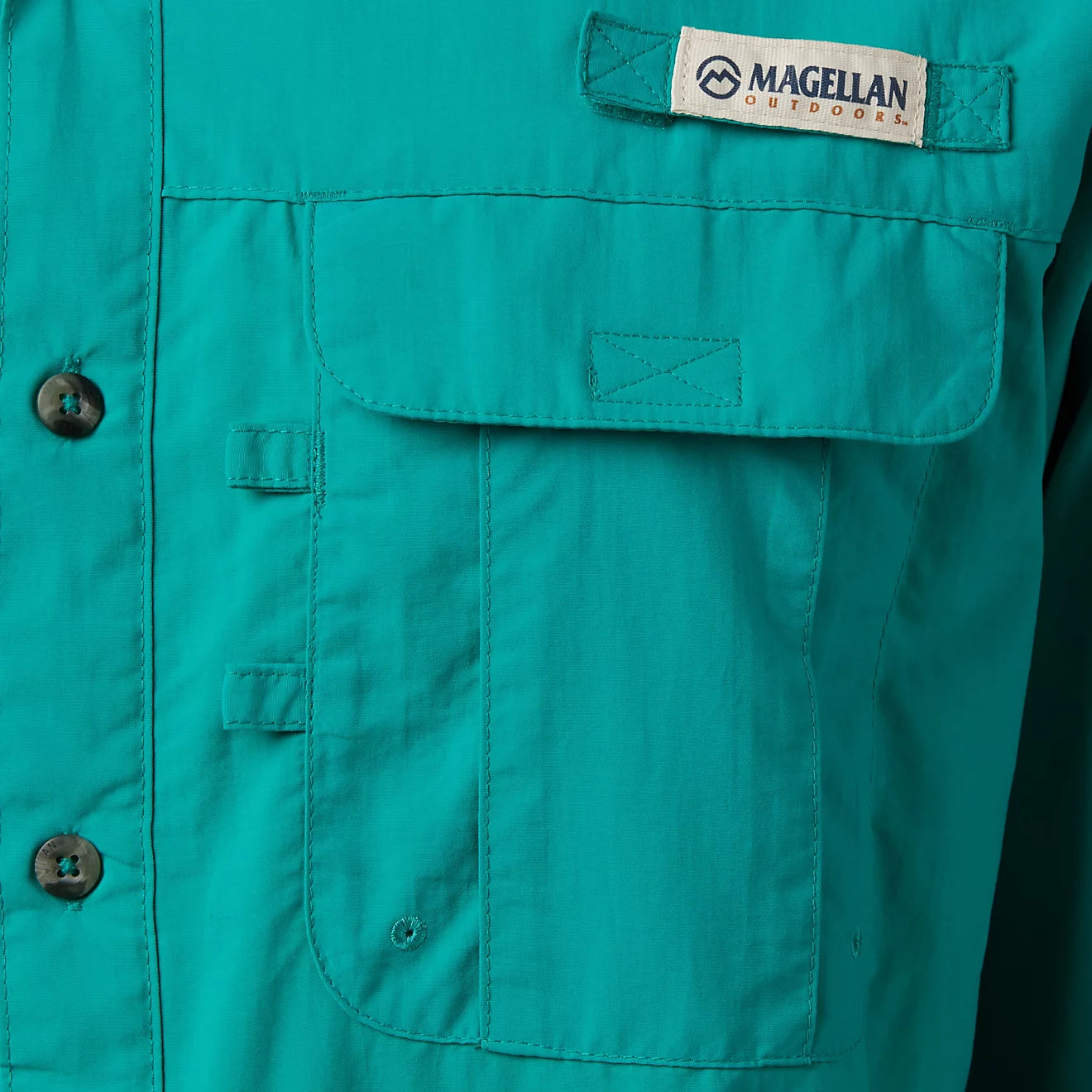 Camisa Magellan Laguna Madre manga larga – Verde Turquesa