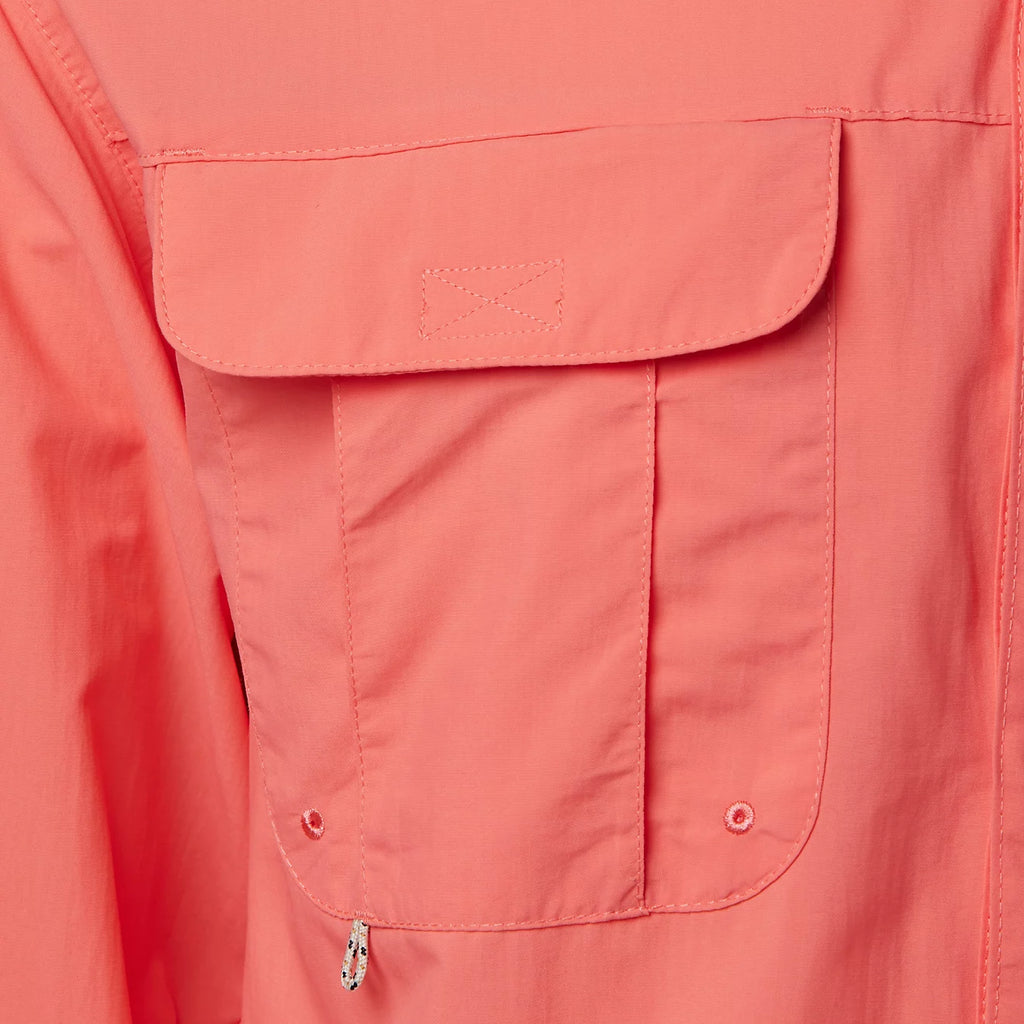 Camisa Magellan Laguna Madre manga larga – Salmon
