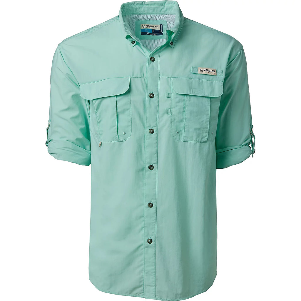 Camisa Magellan Laguna Madre manga larga – Verde Menta