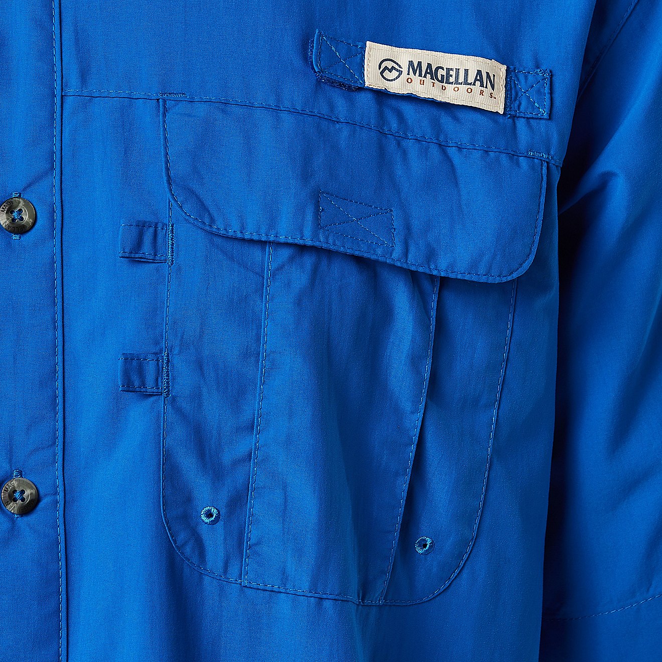 Camisa Magellan Laguna Madre manga corta – Azul Navy