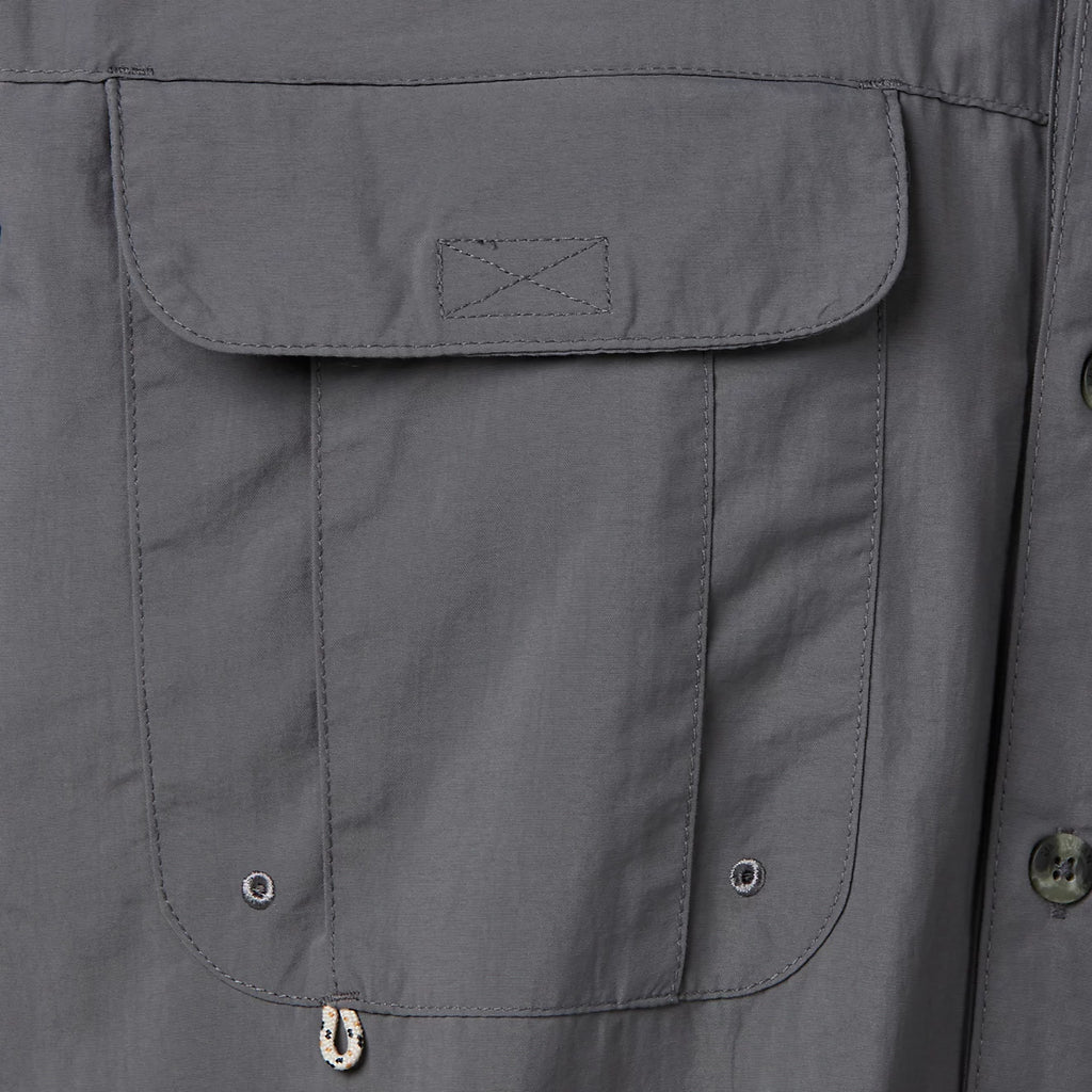 Camisa Magellan Laguna Madre manga larga – Gris