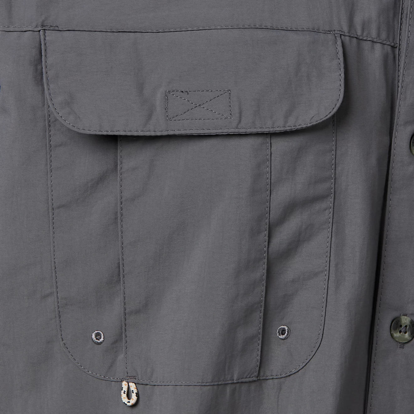 Camisa Magellan Laguna Madre manga larga – Gris