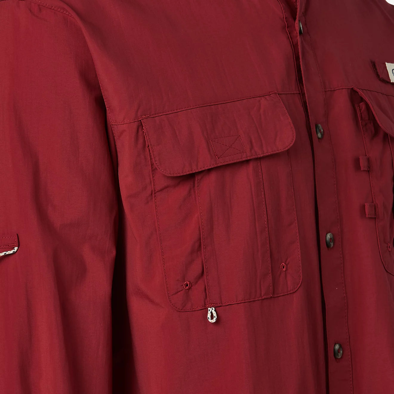 Camisa Magellan Laguna Madre manga larga – Rojo