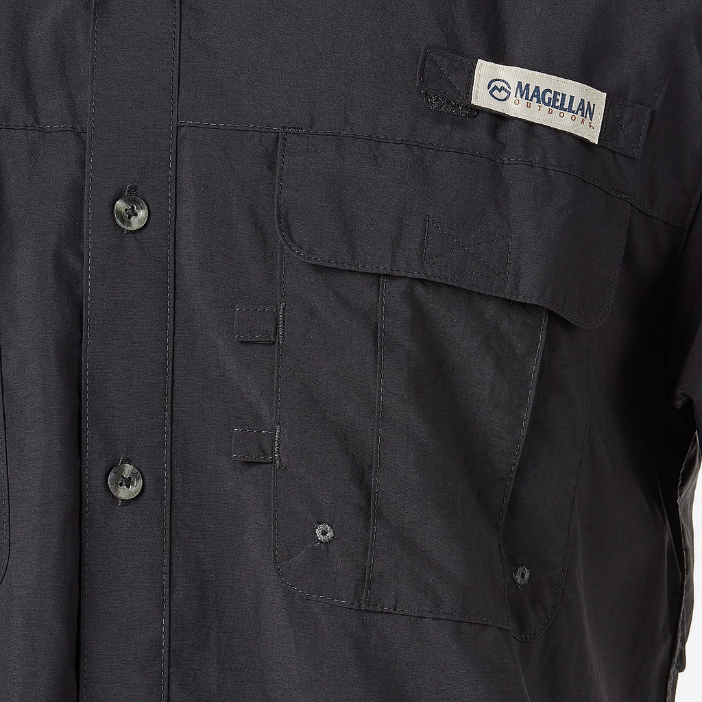 Camisa Magellan Laguna Madre manga corta – Negro