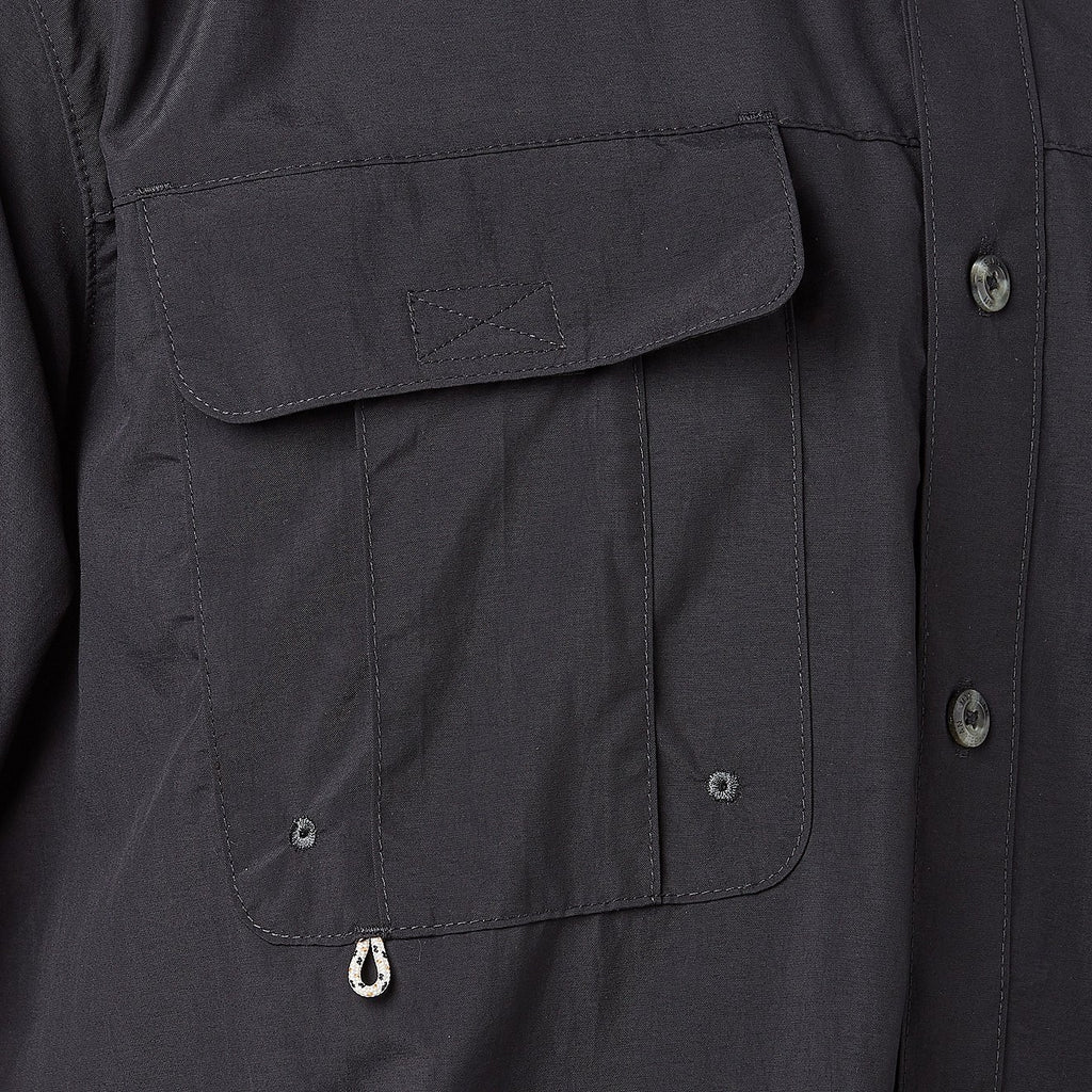 Camisa Magellan Laguna Madre manga corta – Negro