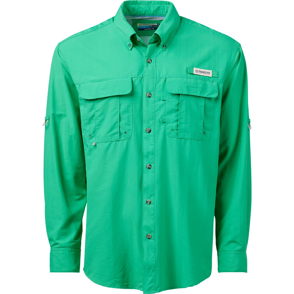 Camisa Magellan Laguna Madre manga larga – Verde Esmeralda