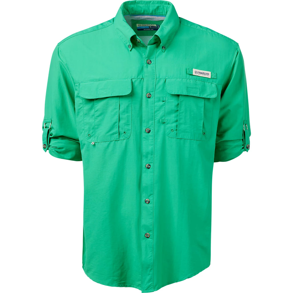 Camisa Magellan Laguna Madre manga larga – Verde Esmeralda