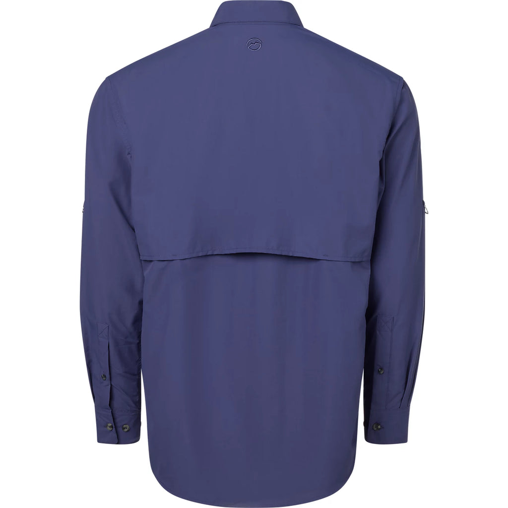 Camisa Magellan Laguna Madre manga larga – Skipper Blue