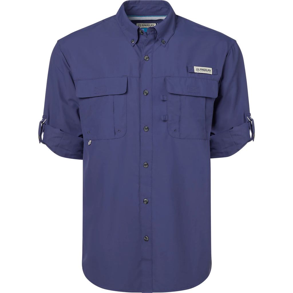 Camisa Magellan Laguna Madre manga larga – Skipper Blue