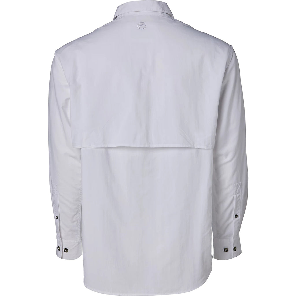 Camisa Magellan Laguna Madre manga larga – Blanco