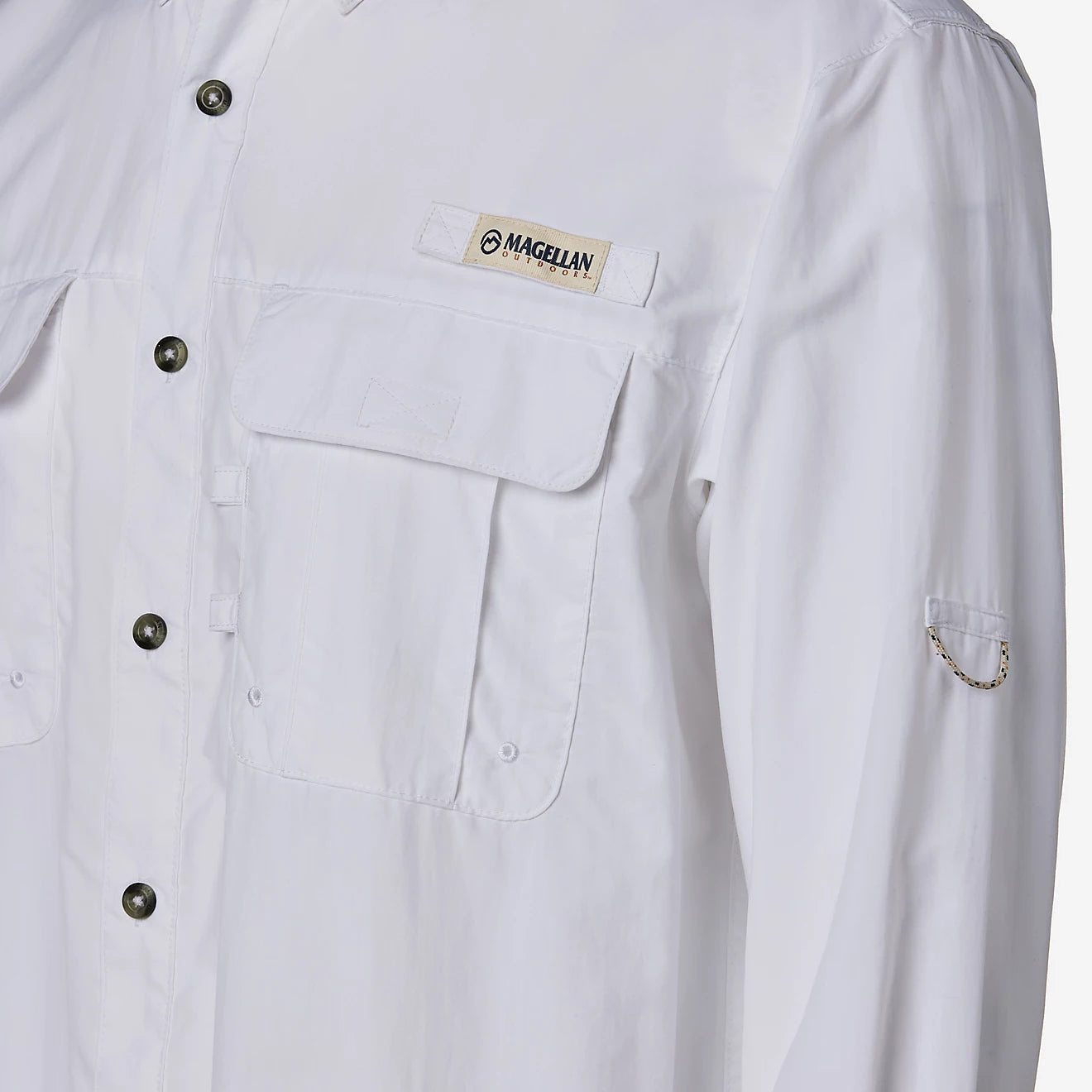 Camisa Magellan Laguna Madre manga larga – Blanco
