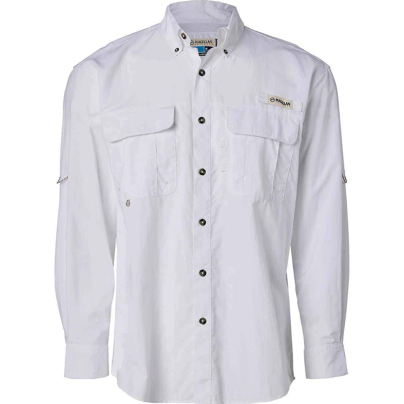 Camisa Magellan Laguna Madre manga larga – Blanco