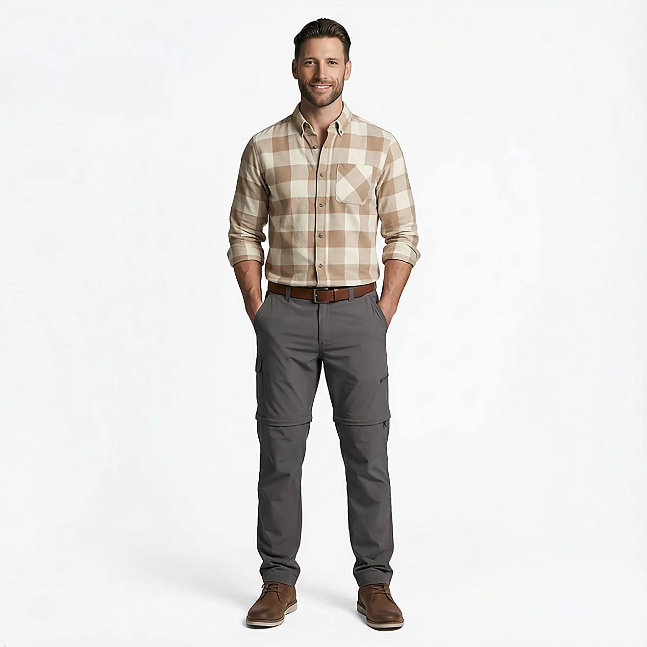 Magellan Back Country  – Pantalón Convertible Gris