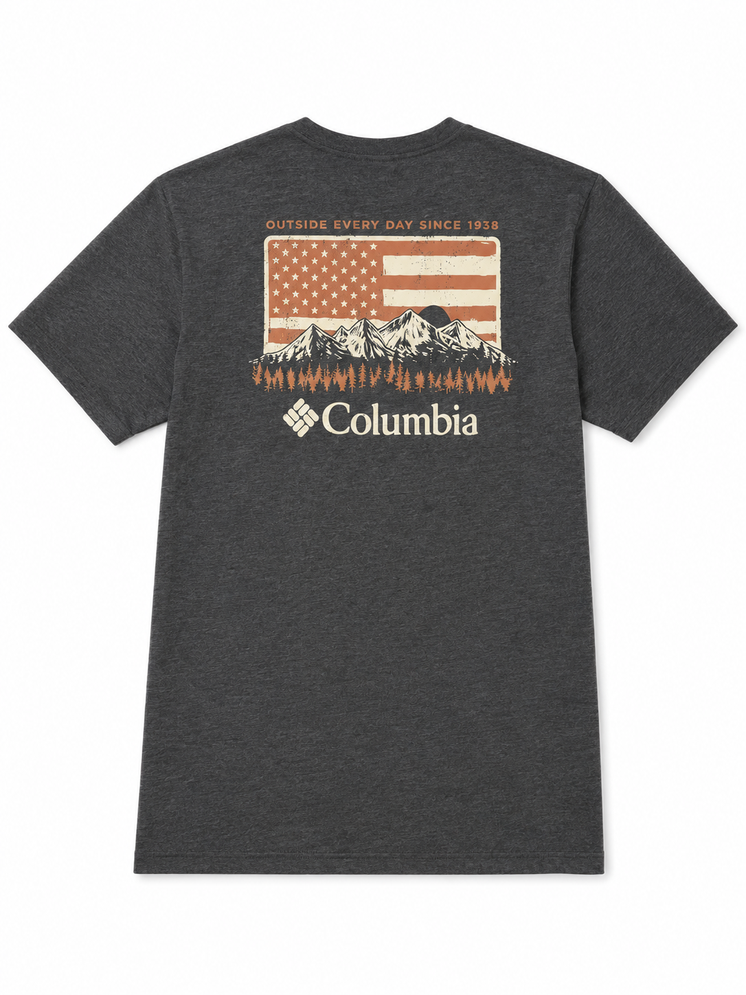 Columbia Heritage Outdoor Graphic Tee - Carbón