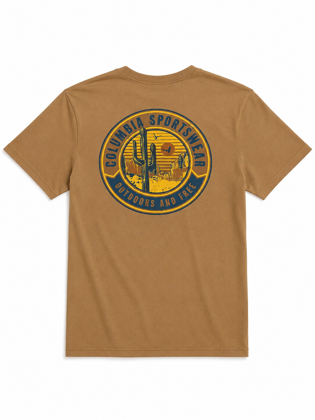 Columbia Desert Outdoor Graphic Tee - Camel
