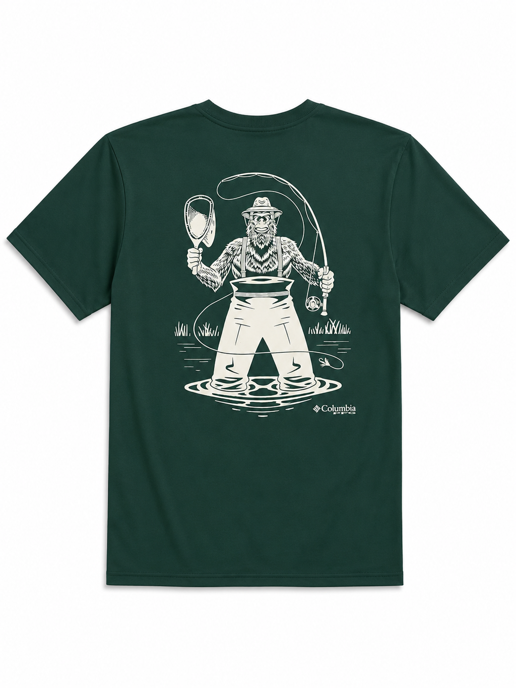 Columbia PFG Angler Graphic Tee - Verde Bosque