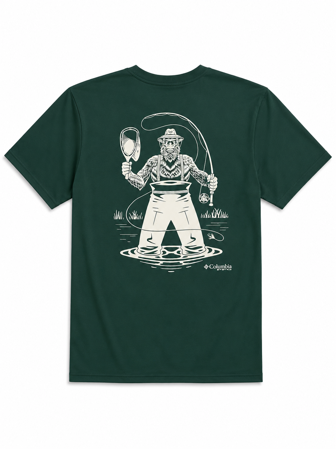 Columbia PFG Angler Graphic Tee - Verde Bosque
