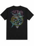 Columbia PFG Neon Marlin Graphic Tee - Negro