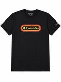 Columbia Retro Sunset Logo Tee - Negro