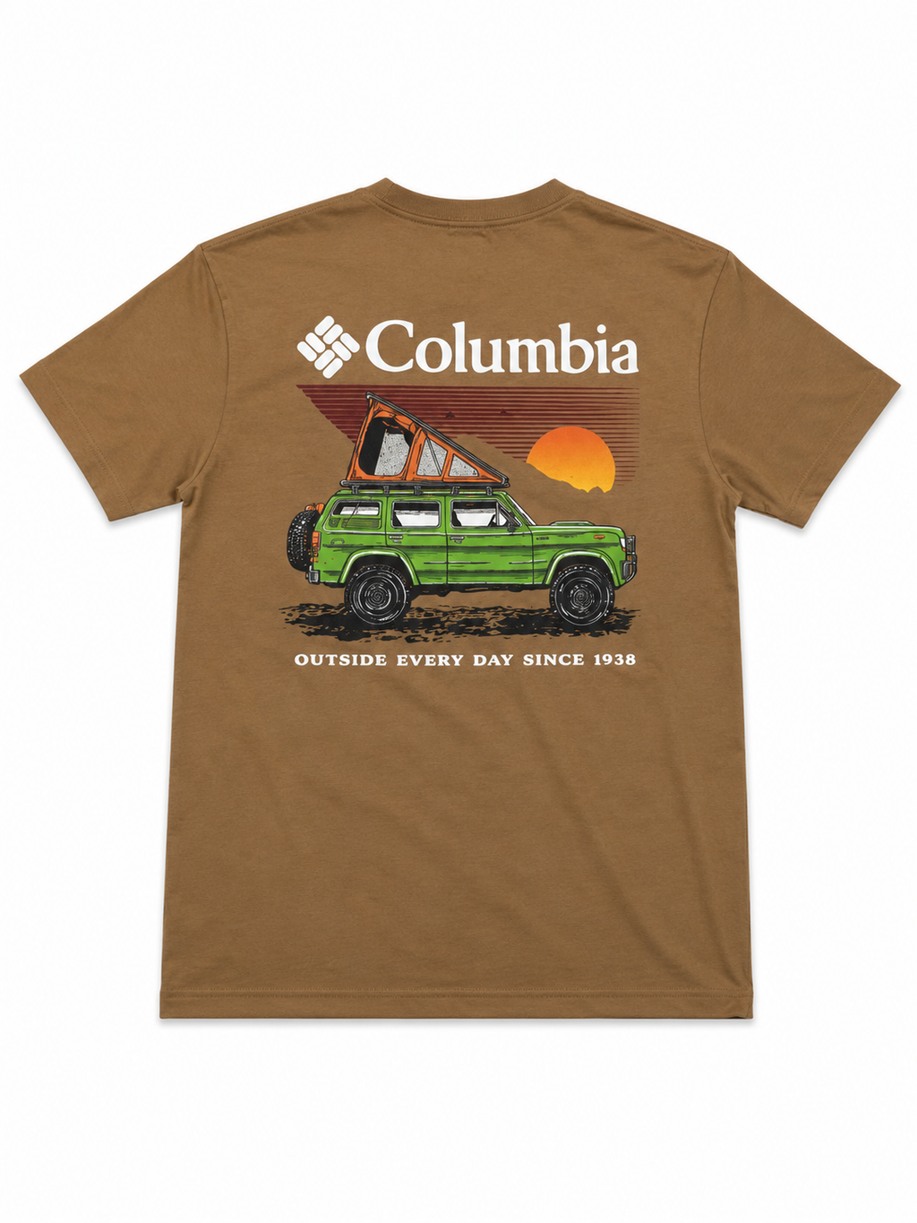 Columbia Overland Adventure Graphic Tee - Camel