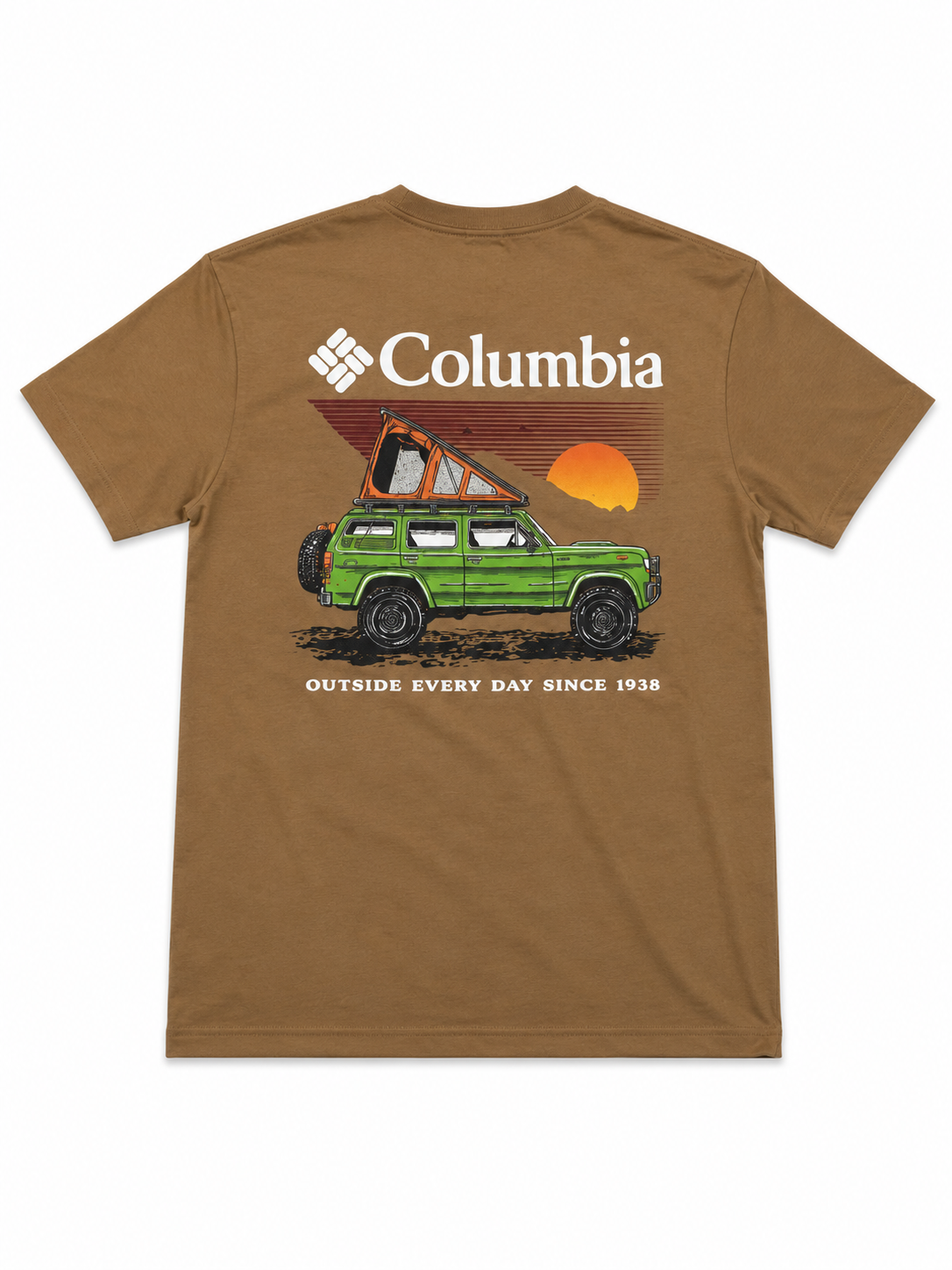 Columbia Overland Adventure Graphic Tee - Camel