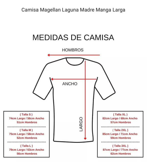 Camisa Magellan Laguna Madre manga larga – Azul