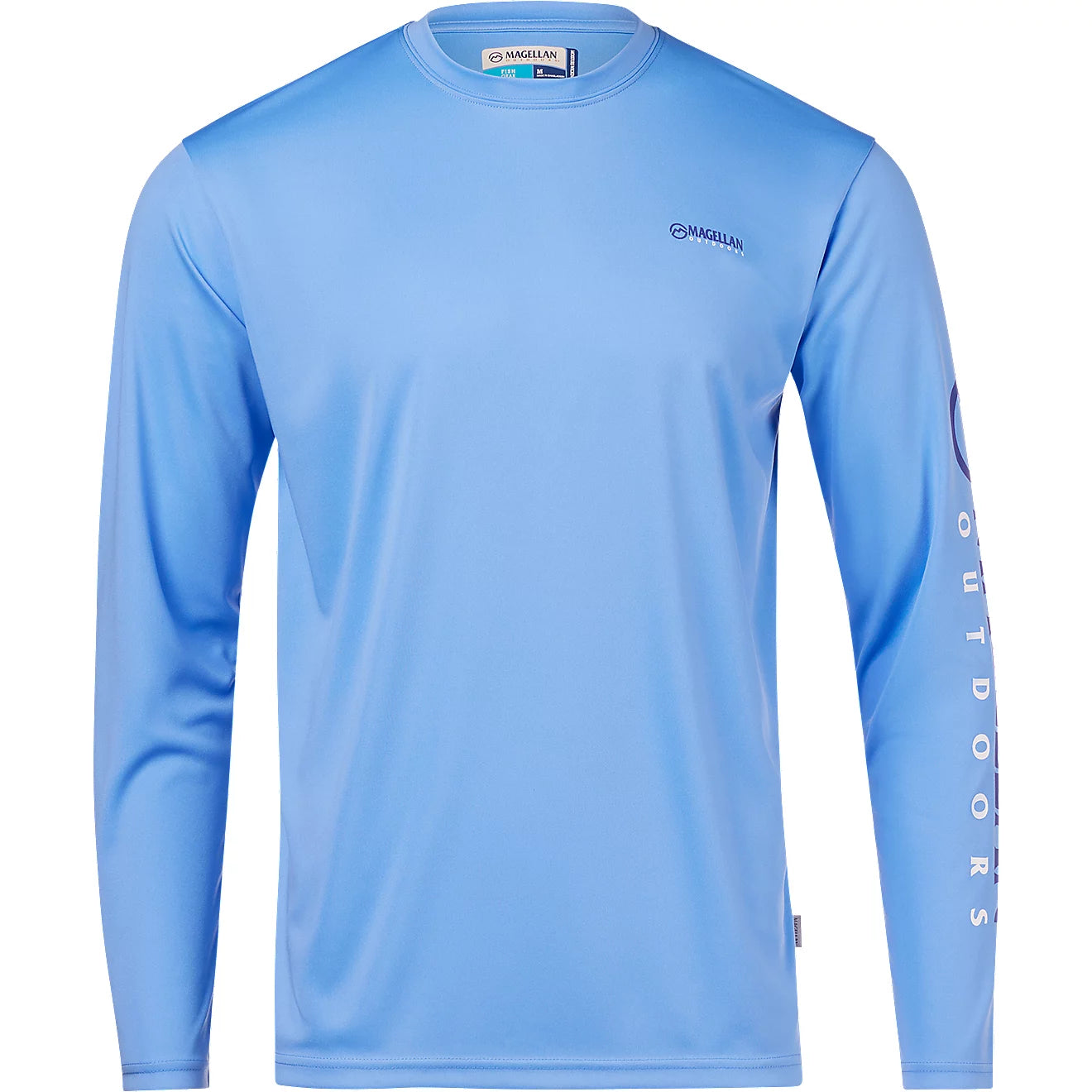 Magellan Casting Crew Core – Playera manga larga – Celeste