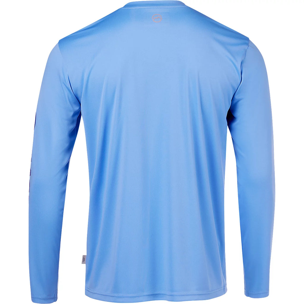Magellan Casting Crew Core – Playera manga larga – Celeste