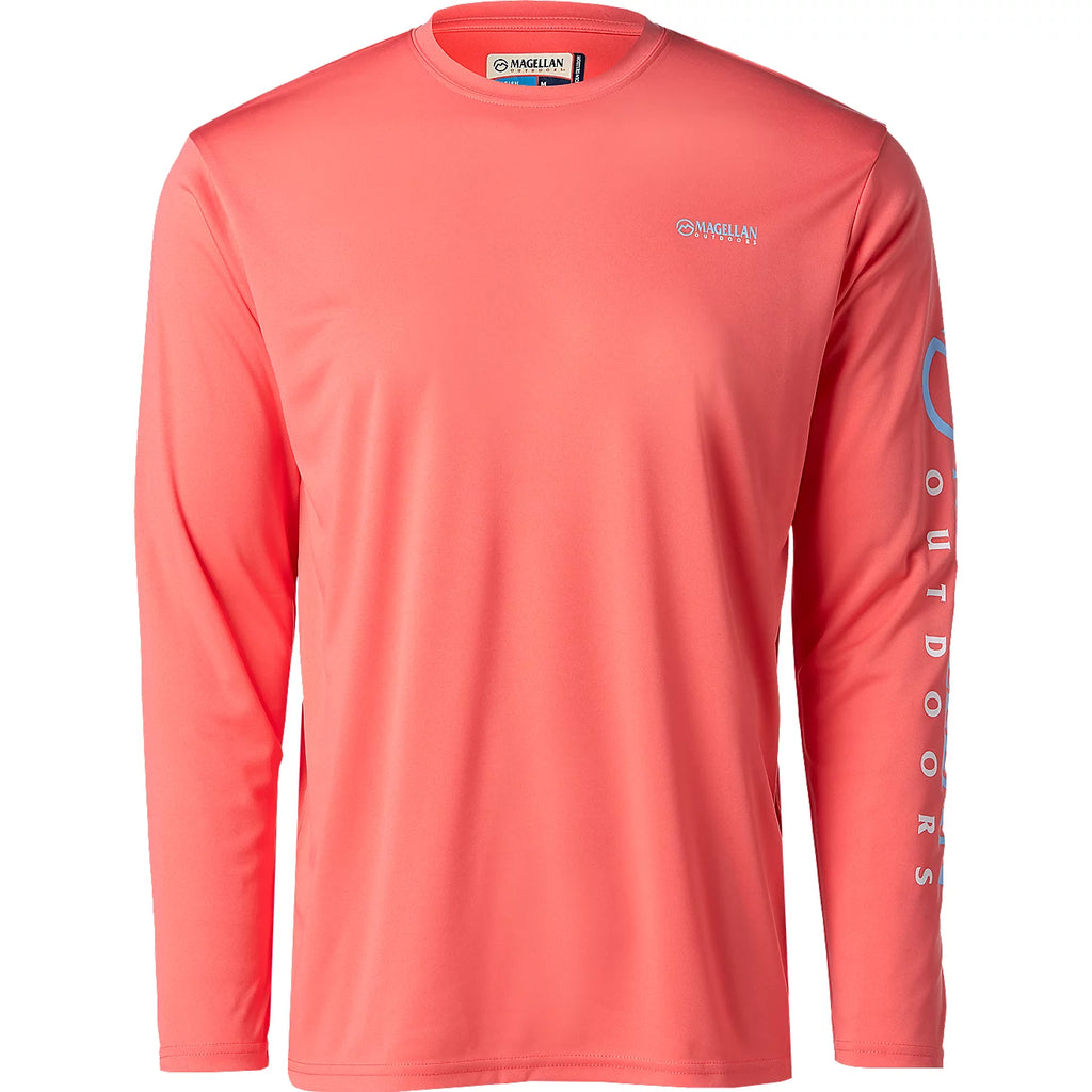 Magellan Casting Crew Core – Playera manga larga – Salmon