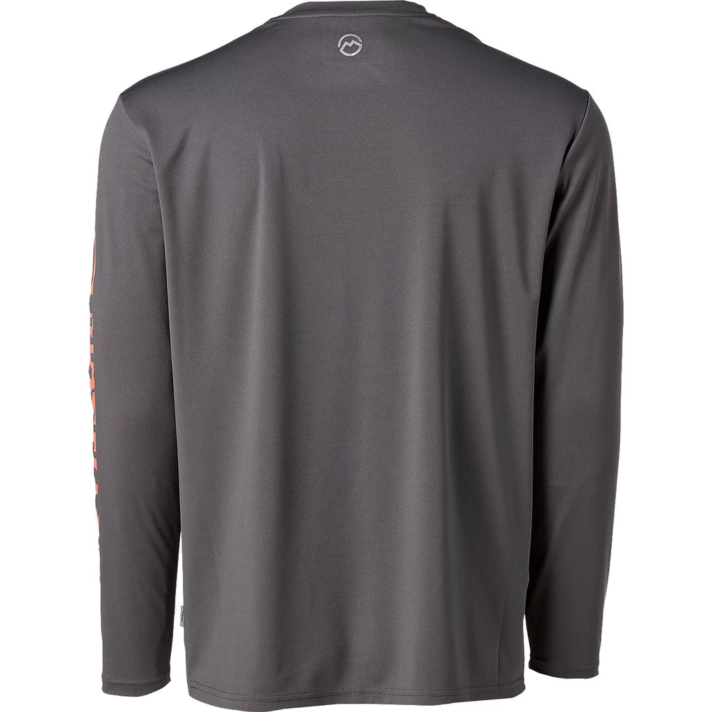 Magellan Casting Crew Core – Playera manga larga – Gris