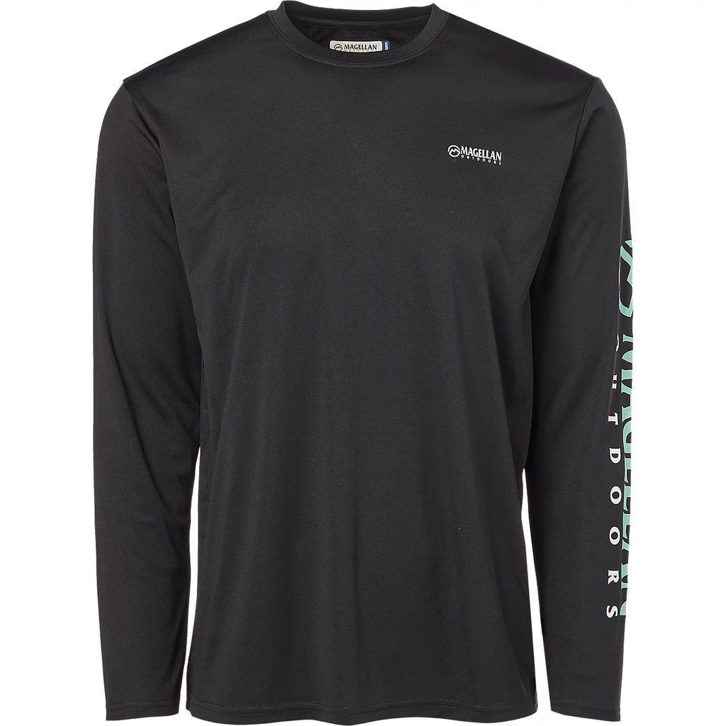 Magellan Casting Crew Core – Playera manga larga – Negro
