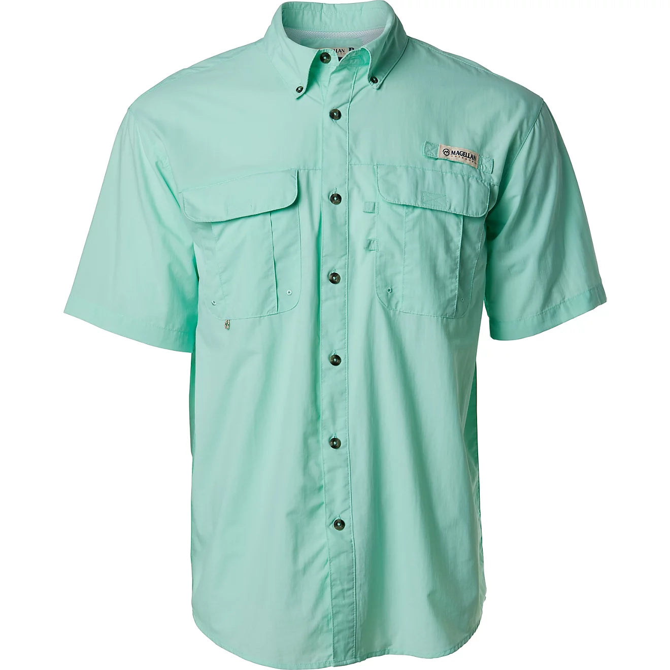 Camisa Magellan Laguna Madre manga corta – Verde Menta