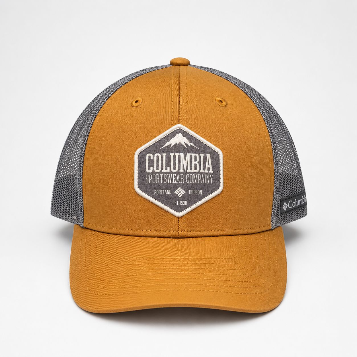Gorra Columbia Heritage Badge Trucker - Mostaza / Gris